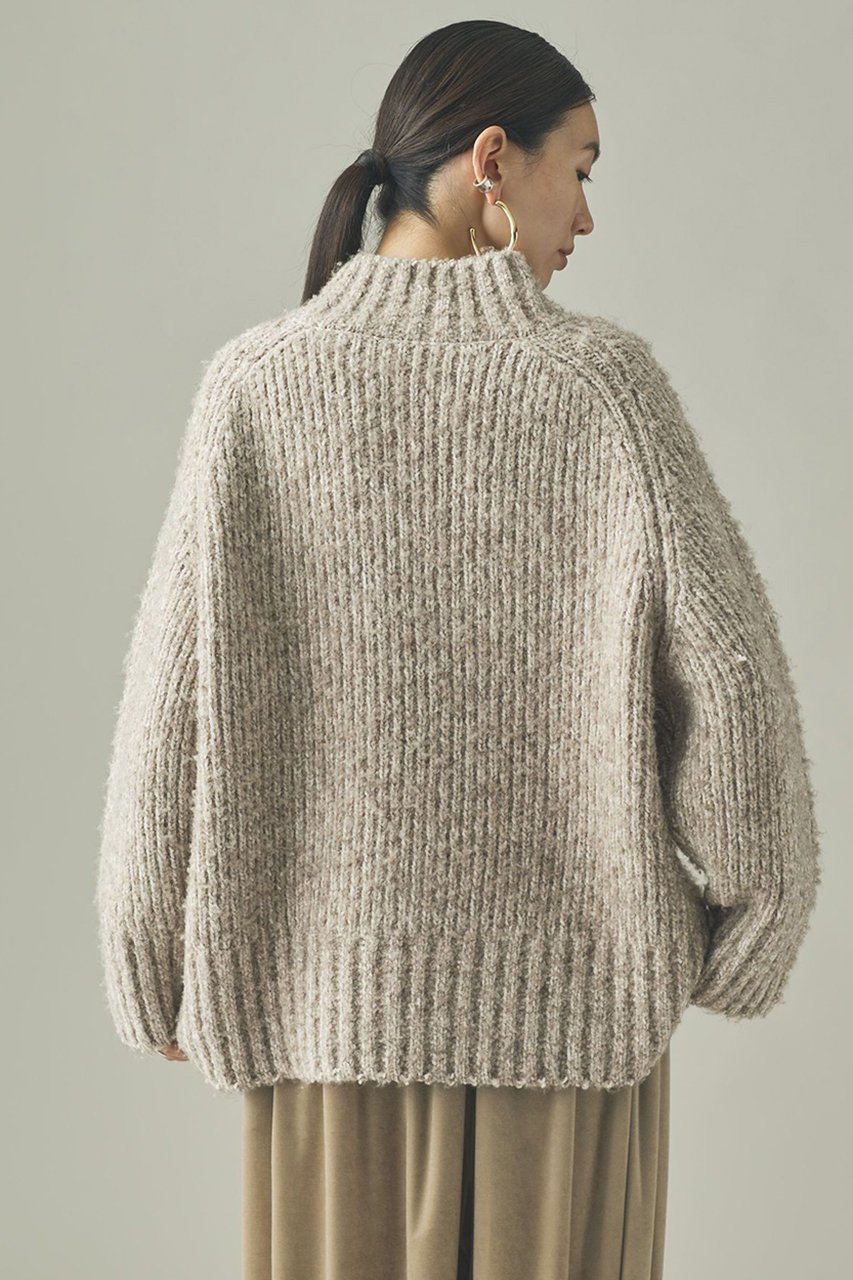 【カレンソロジー/Curensology】のMIXブークレニットプルオーバー 人気、トレンドファッション・服の通販 founy(ファニー) 　ファッション　Fashion　レディースファッション　Fashion for Women　トップス・カットソー　Cut & Sew Tops　ニット　Knit Tops & Sweaters　カジュアルプルオーバー・ニットトップス　Pullovers & Knit Tops / Casual Pullovers　テクスチャー　Texture, Textured Fabric　ミックス　Mix, Mixed Style　リラックス　Relax, Relaxed Fit　新作・新入荷　New Arrivals / New In　A/W・秋冬　Autumn/Winter　other-4|ID: prp329100004710752 ipo3291000000034028021