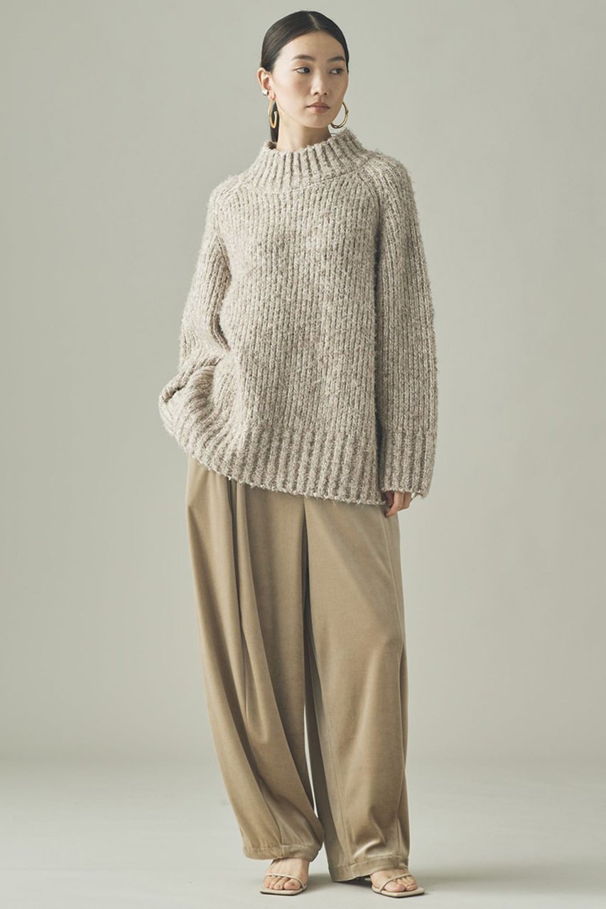 【カレンソロジー/Curensology】のMIXブークレニットプルオーバー 人気、トレンドファッション・服の通販 founy(ファニー) 　ファッション　Fashion　レディースファッション　Fashion for Women　トップス・カットソー　Cut & Sew Tops　ニット　Knit Tops & Sweaters　カジュアルプルオーバー・ニットトップス　Pullovers & Knit Tops / Casual Pullovers　テクスチャー　Texture, Textured Fabric　ミックス　Mix, Mixed Style　リラックス　Relax, Relaxed Fit　新作・新入荷　New Arrivals / New In　A/W・秋冬　Autumn/Winter　other-5|ID: prp329100004710752 ipo3291000000034028023