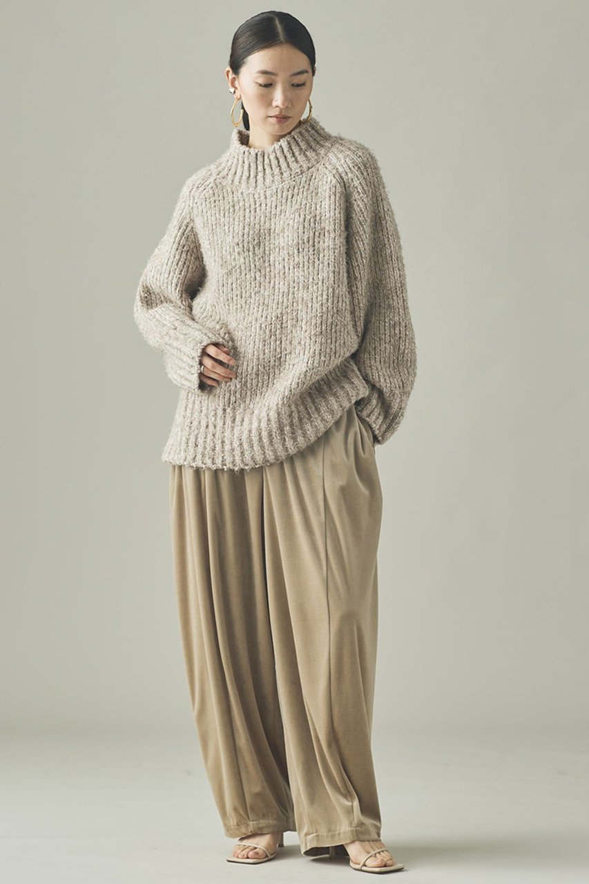 【カレンソロジー/Curensology】のMIXブークレニットプルオーバー 人気、トレンドファッション・服の通販 founy(ファニー) 　ファッション　Fashion　レディースファッション　Fashion for Women　トップス・カットソー　Cut & Sew Tops　ニット　Knit Tops & Sweaters　カジュアルプルオーバー・ニットトップス　Pullovers & Knit Tops / Casual Pullovers　テクスチャー　Texture, Textured Fabric　ミックス　Mix, Mixed Style　リラックス　Relax, Relaxed Fit　新作・新入荷　New Arrivals / New In　A/W・秋冬　Autumn/Winter　other-6|ID: prp329100004710752 ipo3291000000034028025