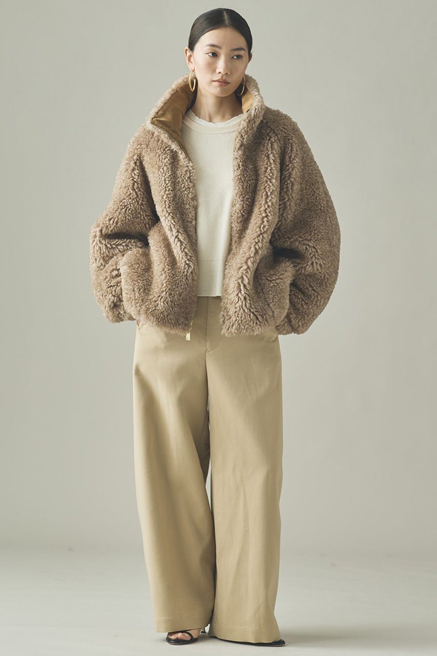 【カレンソロジー/Curensology】のリバーフェイクファーブルゾン 人気、トレンドファッション・服の通販 founy(ファニー) 　ファッション　Fashion　レディースファッション　Fashion for Women　アウター　Coat / Outerwear Collection　レディースジャケット・軽アウター　Jackets　ブルゾンジャケット・スポーティアウター　Blouson Jackets　イタリア　Italy　インナー　Innerwear　サテン　Satin, Glossy Fabric　ジャケット　Jacket, Outerwear　スタンド　Stand Collar, Upright Stand　タフタ　Taffeta, Structured Fabric　フェイクファー　Faux Fur, Imitation Fur　ブルゾン　Blouson, Bomber Jacket　リバーシブル　Reversible, Two-Sided　エレガント 上品　Elegant　新作・新入荷　New Arrivals / New In　防寒　Cold Protection, Winter-Ready　other-4|ID: prp329100004710753 ipo3291000000034028036
