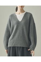 【カレンソロジー/Curensology】のウールカシミヤUネックニットプルオーバー 人気、トレンドファッション・服の通販 founy(ファニー) ファッション Fashion レディースファッション Fashion for Women トップス・カットソー Cut & Sew Tops ニット Knit Tops & Sweaters カジュアルプルオーバー・ニットトップス Pullovers & Knit Tops / Casual Pullovers なめらか Smooth, Silky Texture ボトム Bottoms, Lower Wear ミドル Middle Length, Mid Height 新作・新入荷 New Arrivals / New In 畦 Ribbed Knit |ID:prp329100004710757