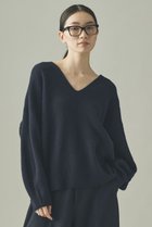 【カレンソロジー/Curensology】のウールカシミヤUネックニットプルオーバー ダークブルー|ID: prp329100004710757 ipo3291000000036135268