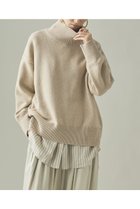 【カレンソロジー/Curensology】のウールカシミヤタートルネックニットプルオーバー アイボリー|ID:prp329100004710759