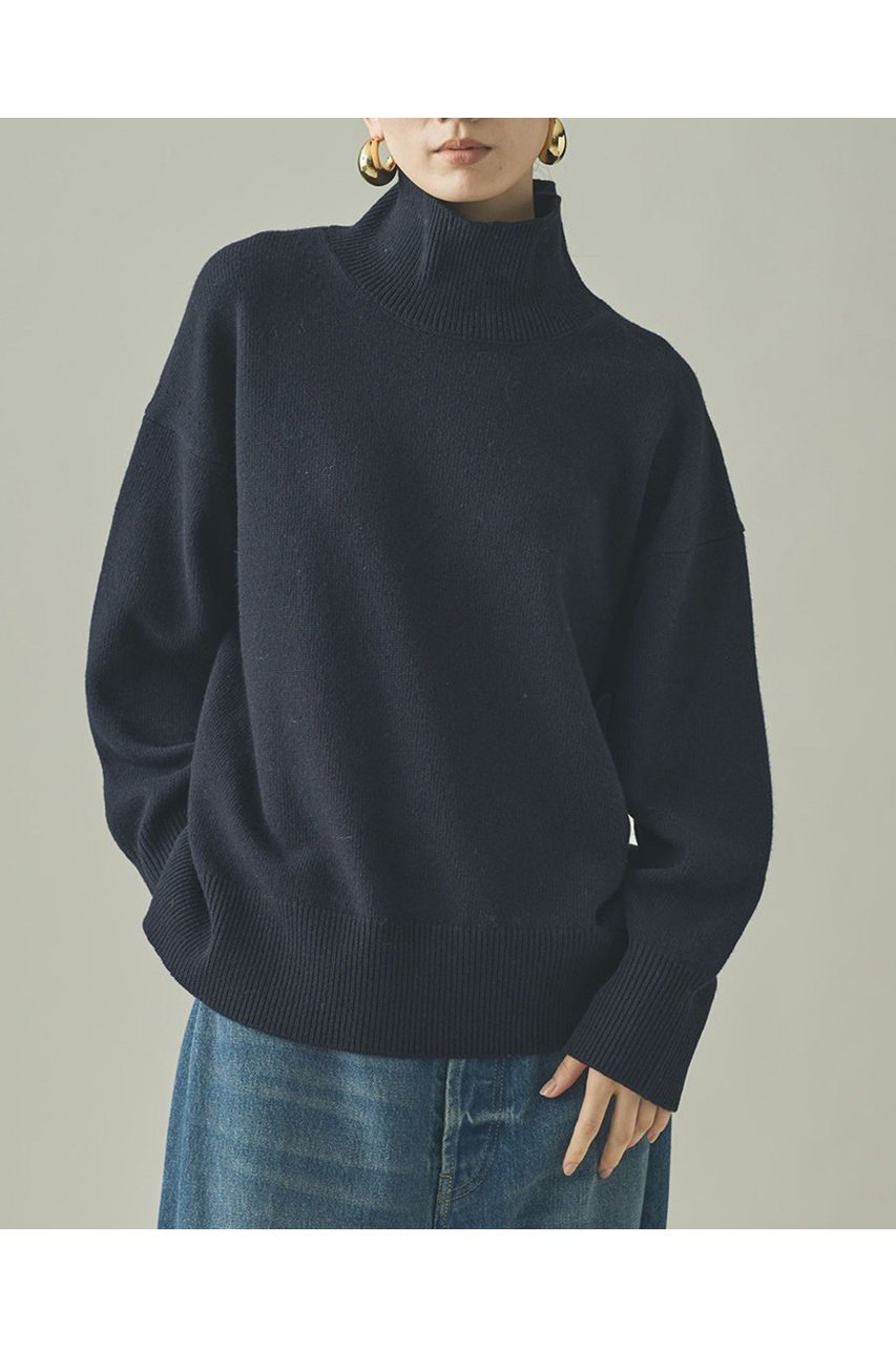 【カレンソロジー/Curensology】のウールカシミヤタートルネックニットプルオーバー インテリア・キッズ・メンズ・レディースファッション・服の通販 founy(ファニー) 　ファッション　Fashion　レディースファッション　Fashion for Women　トップス・カットソー　Cut & Sew Tops　ニット　Knit Tops & Sweaters　カジュアルプルオーバー・ニットトップス　Pullovers & Knit Tops / Casual Pullovers　タートルネック・ハイネックトップス　Turtlenecks & High-Neck Tops　なめらか　Smooth, Silky Texture　タートルネック　Turtleneck, High Neck　ボトム　Bottoms, Lower Wear　新作・新入荷　New Arrivals / New In　ダークブルー|ID: prp329100004710759 ipo3291000000034028075