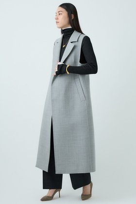 【カオス/Chaos】 バリストベスト人気、トレンドファッション・服の通販 founy(ファニー) ファッション Fashion レディースファッション Fashion for Women アウター Coat / Outerwear Collection レディースジャケット・軽アウター Jackets ウォーム Warm Fabric ジャケット Jacket, Outerwear スーツ Suit, Formalwear ベスト Vest, Waistcoat メランジ Melange, Mixed Yarn ロング Long, Long-Length 新作・新入荷 New Arrivals / New In |ID:prp329100004710762