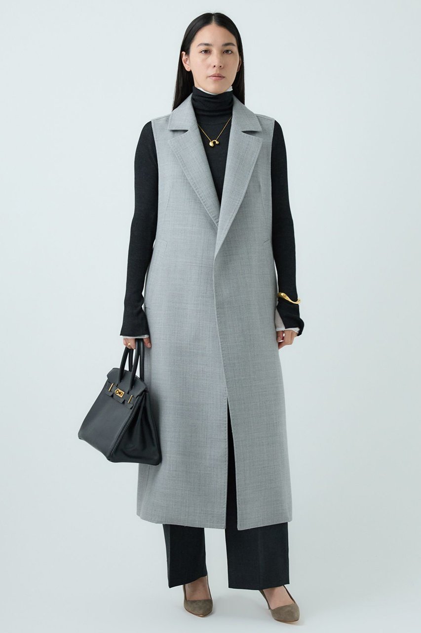 【カオス/Chaos】のバリストベスト 人気、トレンドファッション・服の通販 founy(ファニー) 　ファッション　Fashion　レディースファッション　Fashion for Women　アウター　Coat / Outerwear Collection　レディースジャケット・軽アウター　Jackets　ウォーム　Warm Fabric　ジャケット　Jacket, Outerwear　スーツ　Suit, Formalwear　ベスト　Vest, Waistcoat　メランジ　Melange, Mixed Yarn　ロング　Long, Long-Length　other-3|ID: prp329100004710762 ipo3291000000035571751