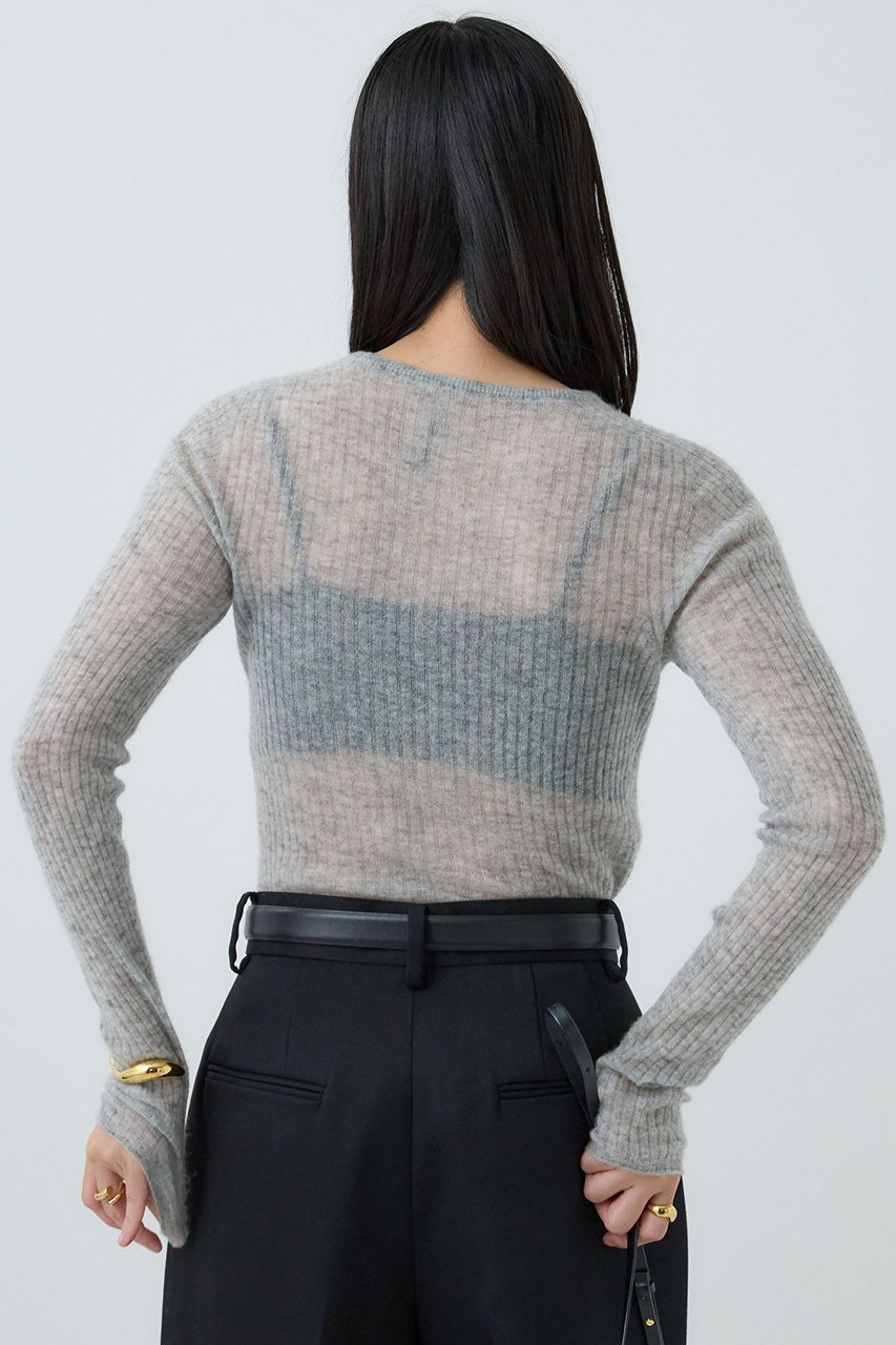 【カオス/Chaos】のフロットニットプルオーバー 人気、トレンドファッション・服の通販 founy(ファニー) 　ファッション　Fashion　レディースファッション　Fashion for Women　トップス・カットソー　Cut & Sew Tops　ニット　Knit Tops & Sweaters　カジュアルプルオーバー・ニットトップス　Pullovers & Knit Tops / Casual Pullovers　コンパクト　Compact, Small Size　シアー　Sheer, See-Through　ホールガーメント　WholeGarment, Seamless Knit　ミックス　Mix, Mixed Style　ループ　Loop, Loop Knit　other-4|ID: prp329100004710764 ipo3291000000035759931