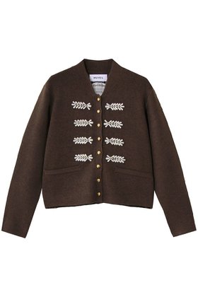 【ミュベール/MUVEIL】 ナポレオンニットジャケット人気、トレンドファッション・服の通販 founy(ファニー) ファッション Fashion レディースファッション Fashion for Women アウター Coat / Outerwear Collection レディースジャケット・軽アウター Jackets クール Cool, Chic ショート Short, Short Length ジャカード／ジャガード Jacquard, Woven Pattern ジャケット Jacket, Outerwear ダブル Double, Double-Breasted パール Pearl, Pearl Accent マニッシュ Mannish, Boyish メタル Metal, Metal Parts モチーフ Motif, Design Theme 新作・新入荷 New Arrivals / New In |ID:prp329100004712179