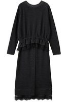【ミュベール/MUVEIL】のレースニットセットアップワンピース 人気、トレンドファッション・服の通販 founy(ファニー) ファッション Fashion レディースファッション Fashion for Women ワンピース Dresses チュニック Tunic Tops & Dresses オーガンジー Organza Fabric セットアップ Set-Up, Coordinated Outfit チュニック Tunic, Long Top レース Lace, Lace Fabric ロング Long, Long-Length 新作・新入荷 New Arrivals / New In |ID:prp329100004712180