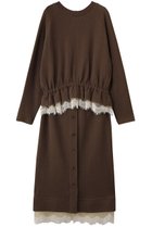 【ミュベール/MUVEIL】のレースニットセットアップワンピース 人気、トレンドファッション・服の通販 founy(ファニー) ファッション Fashion レディースファッション Fashion for Women ワンピース Dresses チュニック Tunic Tops & Dresses オーガンジー Organza Fabric セットアップ Set-Up, Coordinated Outfit チュニック Tunic, Long Top レース Lace, Lace Fabric ロング Long, Long-Length 新作・新入荷 New Arrivals / New In thumbnail ブラウン|ID: prp329100004712180 ipo3291000000034037003