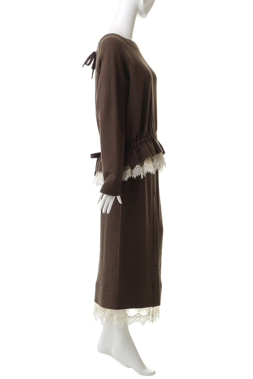 【ミュベール/MUVEIL】のレースニットセットアップワンピース 人気、トレンドファッション・服の通販 founy(ファニー) 　ファッション　Fashion　レディースファッション　Fashion for Women　ワンピース　Dresses　チュニック　Tunic Tops & Dresses　オーガンジー　Organza Fabric　セットアップ　Set-Up, Coordinated Outfit　チュニック　Tunic, Long Top　レース　Lace, Lace Fabric　ロング　Long, Long-Length　新作・新入荷　New Arrivals / New In　other-3|ID: prp329100004712180 ipo3291000000034037005