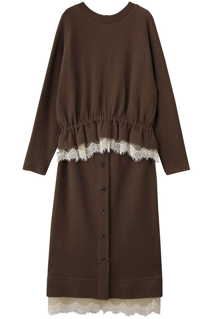 【ミュベール/MUVEIL】のレースニットセットアップワンピース インテリア・キッズ・メンズ・レディースファッション・服の通販 founy(ファニー) https://founy.com/ ファッション Fashion レディースファッション Fashion for Women ワンピース Dresses チュニック Tunic Tops & Dresses オーガンジー Organza Fabric セットアップ Set-Up, Coordinated Outfit チュニック Tunic, Long Top レース Lace, Lace Fabric ロング Long, Long-Length |ID: prp329100004712180 ipo3291000000034504931