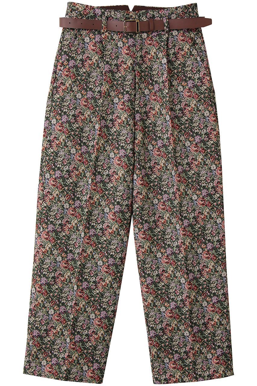 【ミュベール/MUVEIL】のゴブランパンツ インテリア・キッズ・メンズ・レディースファッション・服の通販 founy(ファニー) 　ファッション　Fashion　レディースファッション　Fashion for Women　パンツ　Pants & Trousers　アンティーク　Antique-Inspired　エレガント 上品　Elegant　センター　Center, Center Line　新作・新入荷　New Arrivals / New In　グリーン|ID: prp329100004712181 ipo3291000000034037011