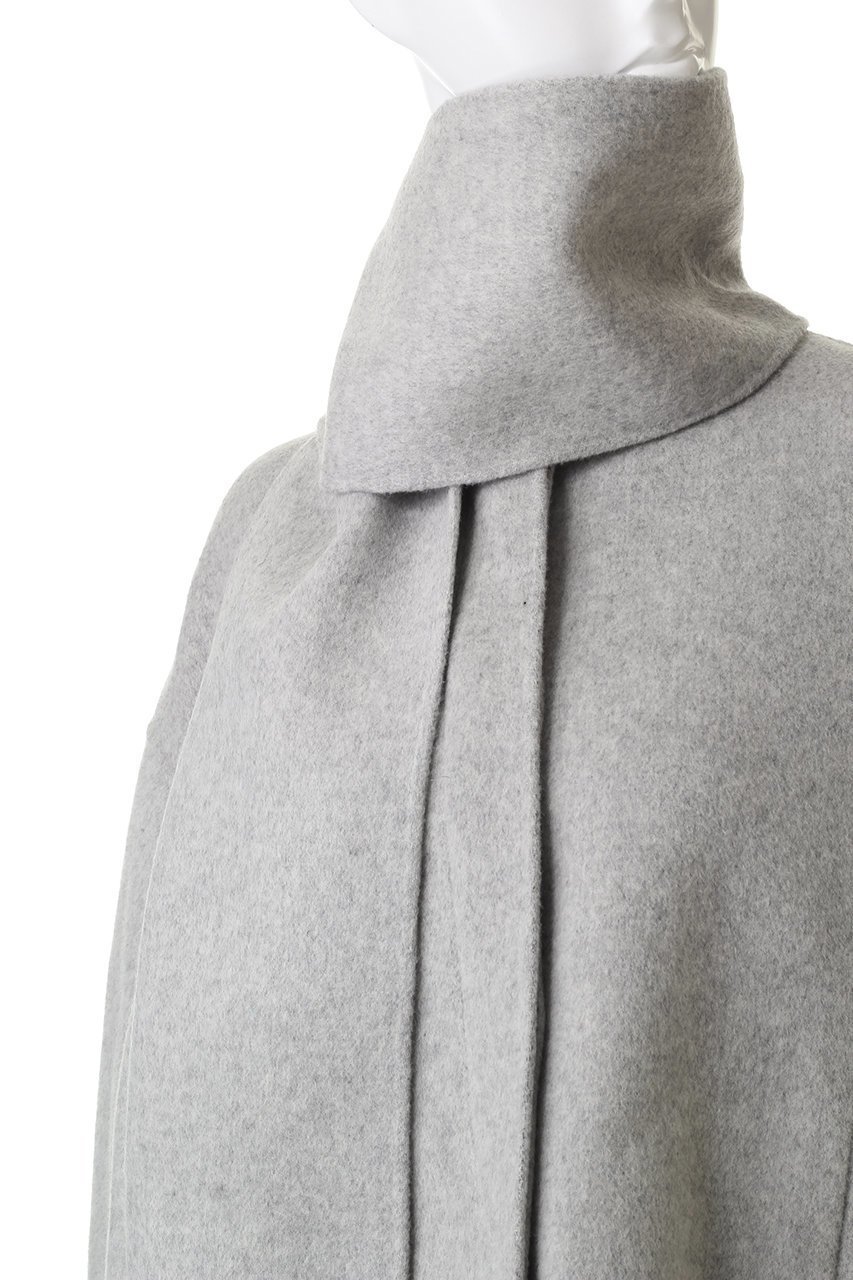 【ミュベール/MUVEIL】のリバー仕立てコート 人気、トレンドファッション・服の通販 founy(ファニー) 　ファッション　Fashion　レディースファッション　Fashion for Women　アウター　Coat / Outerwear Collection　コート・ロングコート・ピーコート　Long Coats, Peacoats & More　ショート　Short, Short Length　ストール　Stole, Wrap　ドレープ　Drape, Draping Fabric　フレア　Flare, Flared　新作・新入荷　New Arrivals / New In　other-5|ID: prp329100004712182 ipo3291000000034037022