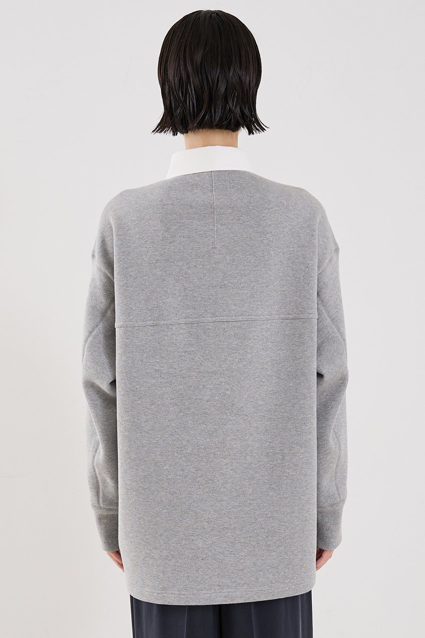 【ザ ストア バイ シー/THE STORE by C】の【COCUCA】ポロスエット 人気、トレンドファッション・服の通販 founy(ファニー) 　ファッション　Fashion　レディースファッション　Fashion for Women　トップス・カットソー　Cut & Sew Tops　シャツ・ブラウス・オフィスカジュアル　Elegant Blouses & Button-Ups　レディースパーカー・カジュアルフーディー　Casual Hoodies & Sweatshirts　ロングTシャツ・Tシャツ　Longline T-Shirts & Tees　スウェット・クルーネックトップス　Sweatshirts & Crewnecks / Relaxed Fit Sweat Tops　カットソー・ベーシックTシャツ　Cut-and-Sewn Tops / Stretch Tees & Basics　スウェット / スエット　Sweatshirt, Sweatwear　トレンド　Trend, Trending Now　バランス　Balance, Style Balance　パターン　Pattern, Design Print　新作・新入荷　New Arrivals / New In　other-7|ID: prp329100004712183 ipo3291000000034037034
