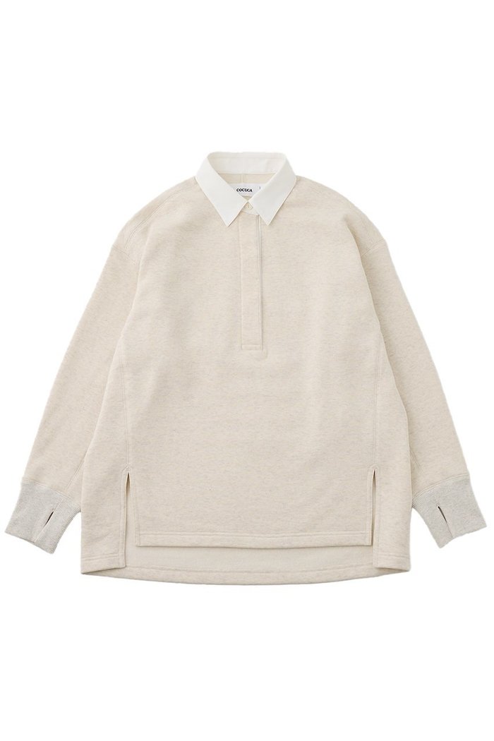【ザ ストア バイ シー/THE STORE by C】の【COCUCA】ポロスエット インテリア・キッズ・メンズ・レディースファッション・服の通販 founy(ファニー) https://founy.com/ ファッション Fashion レディースファッション Fashion for Women トップス・カットソー Cut & Sew Tops シャツ・ブラウス・オフィスカジュアル Elegant Blouses & Button-Ups レディースパーカー・カジュアルフーディー Casual Hoodies & Sweatshirts ロングTシャツ・Tシャツ Longline T-Shirts & Tees スウェット・クルーネックトップス Sweatshirts & Crewnecks / Relaxed Fit Sweat Tops カットソー・ベーシックTシャツ Cut-and-Sewn Tops / Stretch Tees & Basics スウェット / スエット Sweatshirt, Sweatwear トレンド Trend, Trending Now バランス Balance, Style Balance パターン Pattern, Design Print |ID: prp329100004712183 ipo3291000000035453110