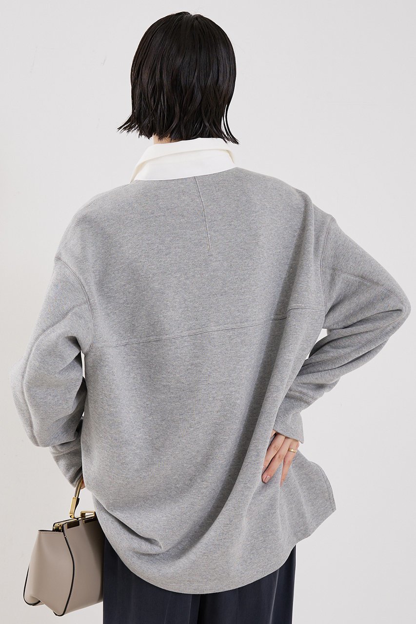 【ザ ストア バイ シー/THE STORE by C】の【COCUCA】ポロスエット 人気、トレンドファッション・服の通販 founy(ファニー) 　ファッション　Fashion　レディースファッション　Fashion for Women　トップス・カットソー　Cut & Sew Tops　シャツ・ブラウス・オフィスカジュアル　Elegant Blouses & Button-Ups　レディースパーカー・カジュアルフーディー　Casual Hoodies & Sweatshirts　ロングTシャツ・Tシャツ　Longline T-Shirts & Tees　スウェット・クルーネックトップス　Sweatshirts & Crewnecks / Relaxed Fit Sweat Tops　カットソー・ベーシックTシャツ　Cut-and-Sewn Tops / Stretch Tees & Basics　スウェット / スエット　Sweatshirt, Sweatwear　トレンド　Trend, Trending Now　バランス　Balance, Style Balance　パターン　Pattern, Design Print　other-3|ID: prp329100004712183 ipo3291000000035453117