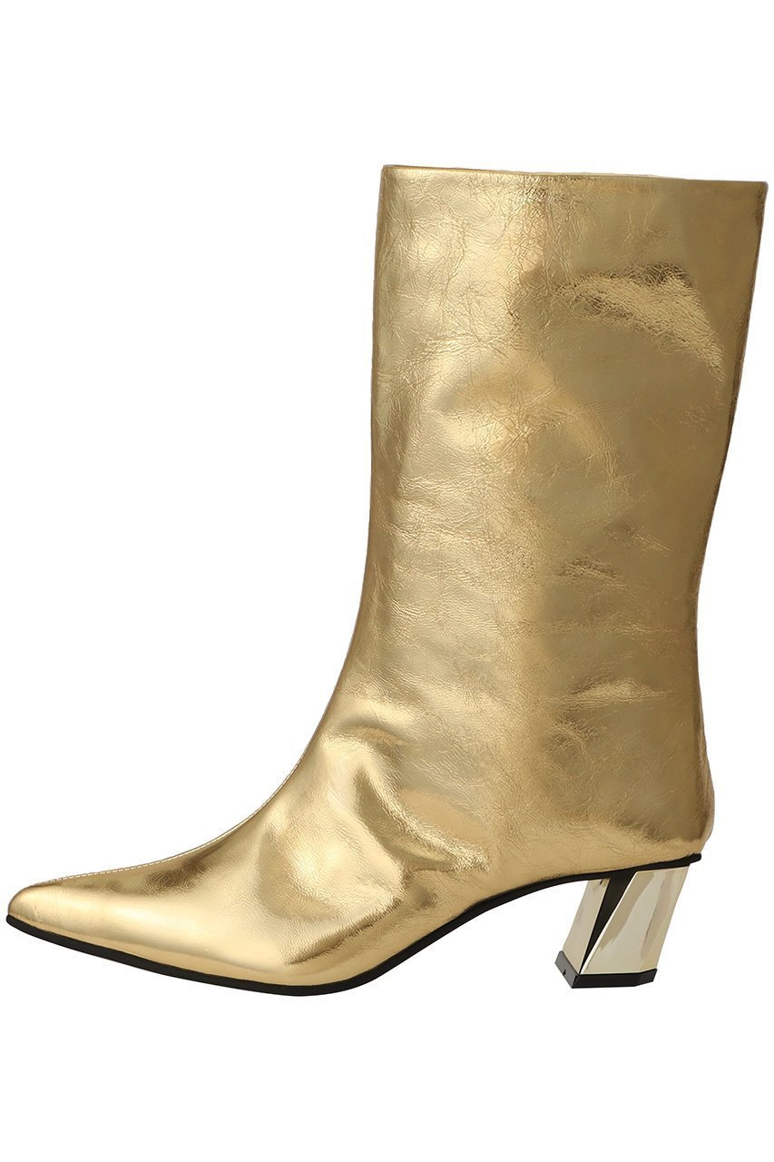 【ピアッカセッテ/ph7+】のポインテッドトウルーズミドルブーツ インテリア・キッズ・メンズ・レディースファッション・服の通販 founy(ファニー) 　ファッション　Fashion　レディースファッション　Fashion for Women　シンプル　Simple, Minimal　ミドル　Middle Length, Mid Height　エレガント 上品　Elegant　ゴールド|ID: prp329100004712188 ipo3291000000035453132