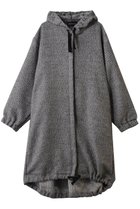 【ミズイロ インド/mizuiro ind】のwool blend hooded CT コート 人気、トレンドファッション・服の通販 founy(ファニー) ファッション Fashion レディースファッション Fashion for Women アウター Coat / Outerwear Collection コート・ロングコート・ピーコート Long Coats, Peacoats & More スリーブ Sleeve, Long Sleeve / Short Sleeve ビッグ Big, Oversized ロング Long, Long-Length エレガント 上品 Elegant 新作・新入荷 New Arrivals / New In thumbnail gray|ID: prp329100004712189 ipo3291000000034037082