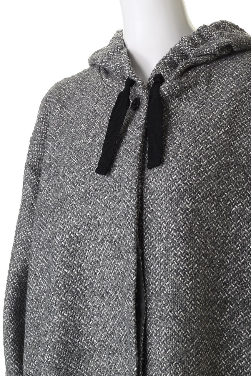 【ミズイロ インド/mizuiro ind】のwool blend hooded CT コート 人気、トレンドファッション・服の通販 founy(ファニー) 　ファッション　Fashion　レディースファッション　Fashion for Women　アウター　Coat / Outerwear Collection　コート・ロングコート・ピーコート　Long Coats, Peacoats & More　スリーブ　Sleeve, Long Sleeve / Short Sleeve　ビッグ　Big, Oversized　ロング　Long, Long-Length　エレガント 上品　Elegant　新作・新入荷　New Arrivals / New In　other-5|ID: prp329100004712189 ipo3291000000034037087