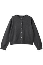 【ミズイロ インド/mizuiro ind】のクルーネックカーディガンクロシェ c.gray|ID:prp329100004712190