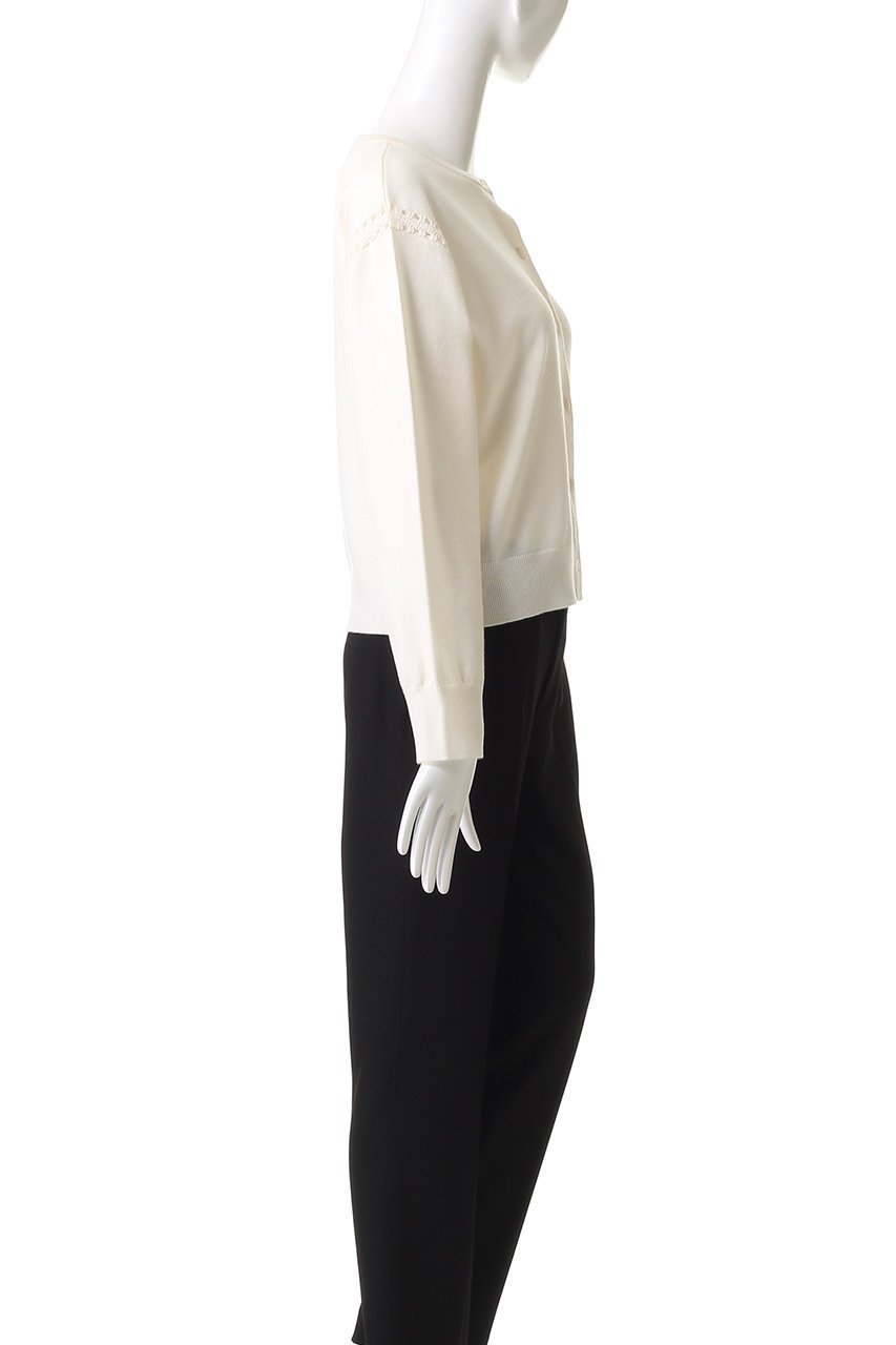 【ミズイロ インド/mizuiro ind】のクルーネックカーディガンクロシェ 人気、トレンドファッション・服の通販 founy(ファニー) 　ファッション　Fashion　レディースファッション　Fashion for Women　トップス・カットソー　Cut & Sew Tops　ニット　Knit Tops & Sweaters　カーディガン・羽織り　Layered Style Cardigans　おすすめ　Recommended / Our Picks　カーディガン　Cardigan, Knitwear　クロシェ　Crochet, Knitted Lace　シンプル　Simple, Minimal　スラックス　Slacks, Dress Pants　デニム　Denim, Jeans Material　トレンド　Trend, Trending Now　other-3|ID: prp329100004712190 ipo3291000000035666098