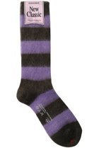 【エリオポール/heliopole】の【MARCOMONDE】MOHAIR ボーダーソックス 24 カーキ|ID: prp329100004712194 ipo3291000000035666113