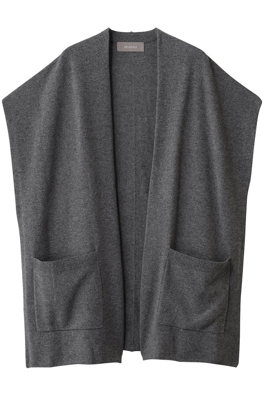 【エリオポール/heliopole】のウールカシミヤ2WAYジレ インテリア・キッズ・メンズ・レディースファッション・服の通販 founy(ファニー) 　ファッション　Fashion　レディースファッション　Fashion for Women　アウター　Coat / Outerwear Collection　レディースジャケット・軽アウター　Jackets　ジャケット　Jacket, Outerwear　ベスト　Vest, Waistcoat　新作・新入荷　New Arrivals / New In　A/W・秋冬　Autumn/Winter　グレー|ID: prp329100004712199 ipo3291000000034037153