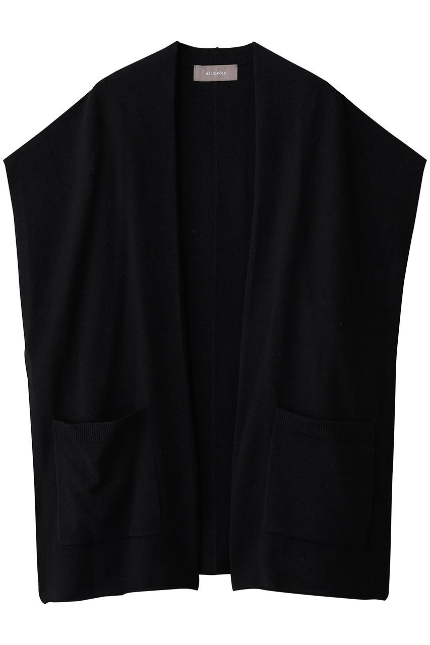 【エリオポール/heliopole】のウールカシミヤ2WAYジレ インテリア・キッズ・メンズ・レディースファッション・服の通販 founy(ファニー) 　ファッション　Fashion　レディースファッション　Fashion for Women　アウター　Coat / Outerwear Collection　レディースジャケット・軽アウター　Jackets　ジャケット　Jacket, Outerwear　ベスト　Vest, Waistcoat　A/W・秋冬　Autumn/Winter　ブラック|ID: prp329100004712199 ipo3291000000035754345