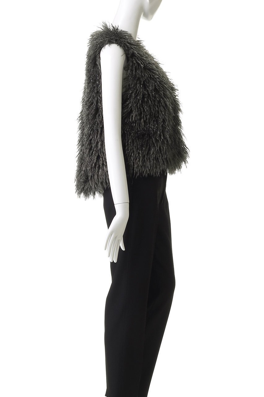 【エリオポール/heliopole】のシープフェイクファージレ 人気、トレンドファッション・服の通販 founy(ファニー) 　ファッション　Fashion　レディースファッション　Fashion for Women　アウター　Coat / Outerwear Collection　レディースジャケット・軽アウター　Jackets　ウェーブ　Wavy Pattern　ショート　Short, Short Length　ジャケット　Jacket, Outerwear　ベスト　Vest, Waistcoat　A/W・秋冬　Autumn/Winter　other-3|ID: prp329100004712201 ipo3291000000035625992