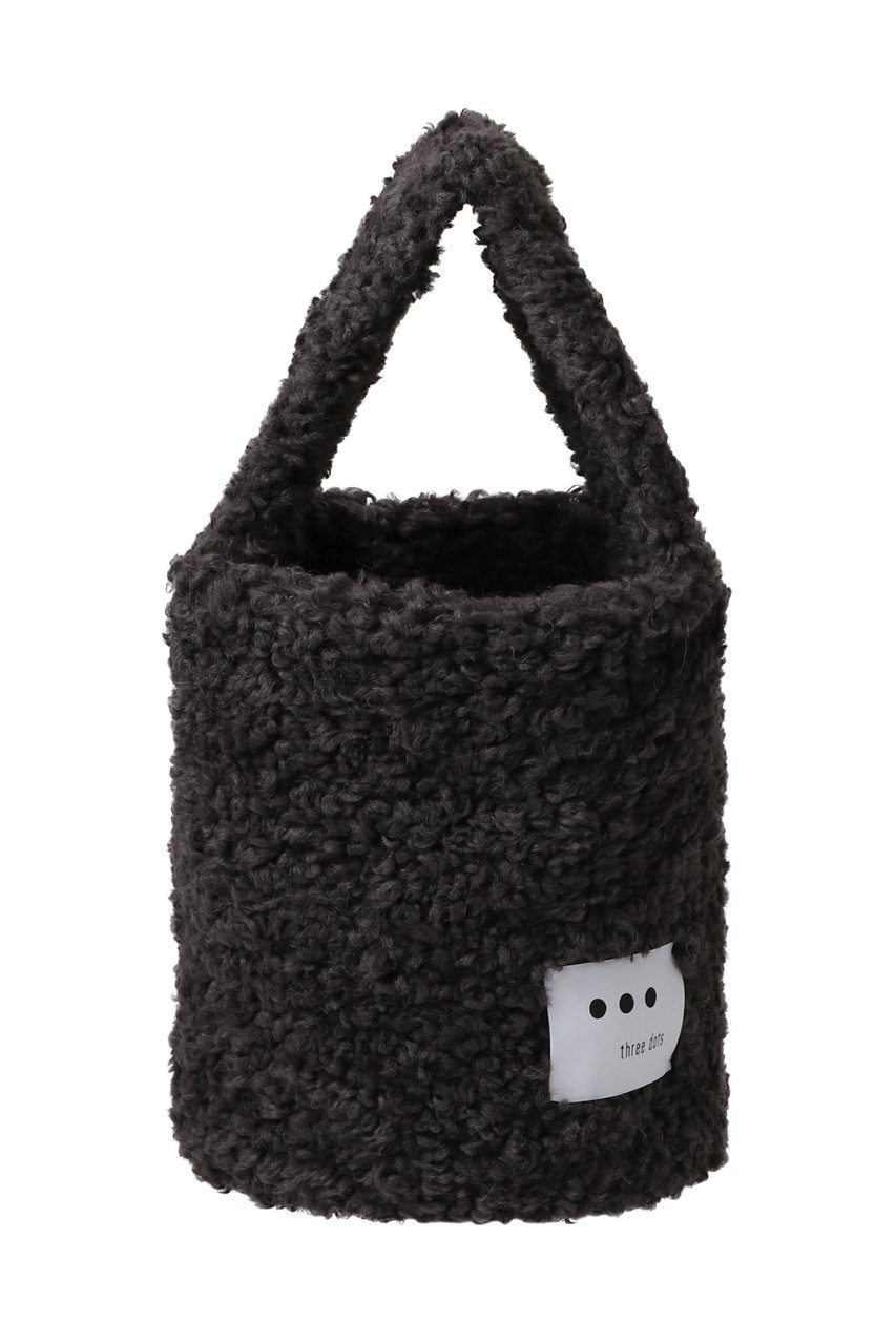 【スリー ドッツ/three dots】のプードルボア スモールバケットバック インテリア・キッズ・メンズ・レディースファッション・服の通販 founy(ファニー) 　ファッション　Fashion　レディースファッション　Fashion for Women　バッグ　Bags　おすすめ　Recommended / Our Picks　セットアップ　Set-Up, Coordinated Outfit　バケツ　Bucket, Bucket Style　ポケット　Pocket, Pocket Detail　新作・新入荷　New Arrivals / New In　A/W・秋冬　Autumn/Winter　ブラック|ID: prp329100004712210 ipo3291000000034037239