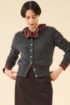 【マルティニーク/martinique】のFOXカシミヤパールカーディガン(一部WEB限定カラー ) チャコール|ID:prp329100004712213