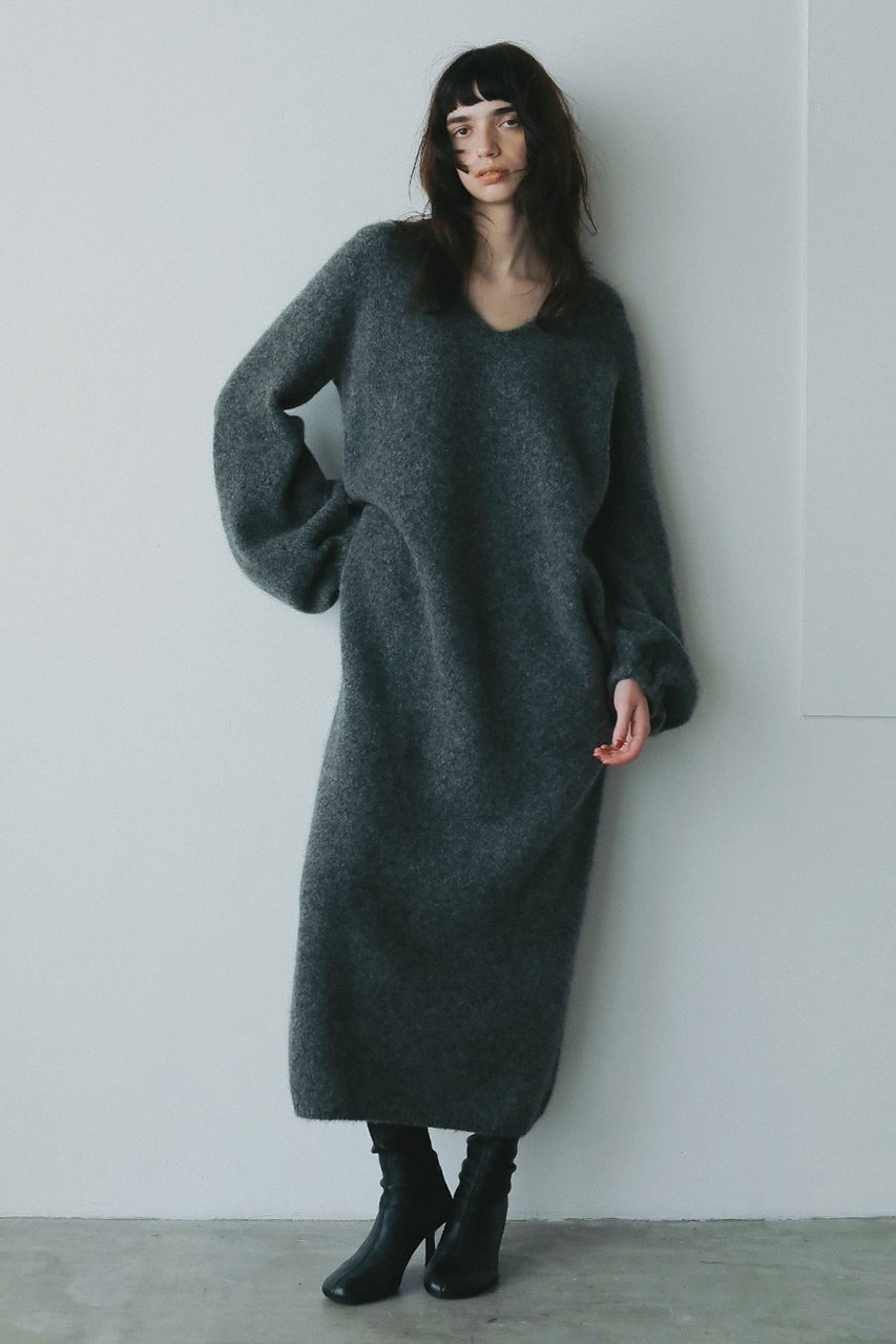 【ハー/HER.】のモヘアブレンドニットワンピース 人気、トレンドファッション・服の通販 founy(ファニー) 　ファッション　Fashion　レディースファッション　Fashion for Women　ワンピース　Dresses　ニットワンピース　Knit Dresses　チュニック　Tunic Tops & Dresses　ストレート　Straight, Straight Cut　タオル　Towel, Bath Towel　チュニック　Tunic, Long Top　マキシ　Maxi, Full Length　ミドル　Middle Length, Mid Height　リラックス　Relax, Relaxed Fit　ルーズ　Loose, Oversized　ロング　Long, Long-Length　other-8|ID: prp329100004713032 ipo3291000000035842107