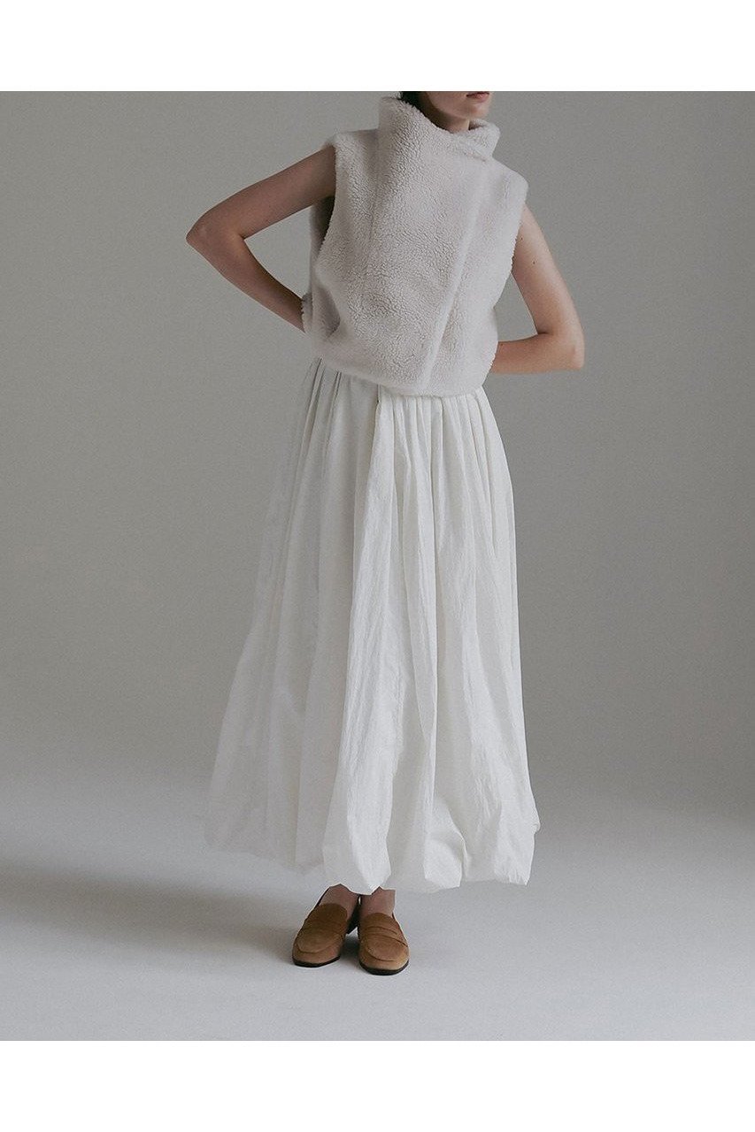 【ハー/HER.】のワッシャーバルーンマキシスカート インテリア・キッズ・メンズ・レディースファッション・服の通販 founy(ファニー) 　ファッション　Fashion　レディースファッション　Fashion for Women　スカート　Skirts　ロングスカート　Long Skirts / Maxi & Midi Skirts　バルーン　Balloon, Balloon Silhouette　ロング　Long, Long-Length　新作・新入荷　New Arrivals / New In　オフホワイト|ID: prp329100004713034 ipo3291000000034046530