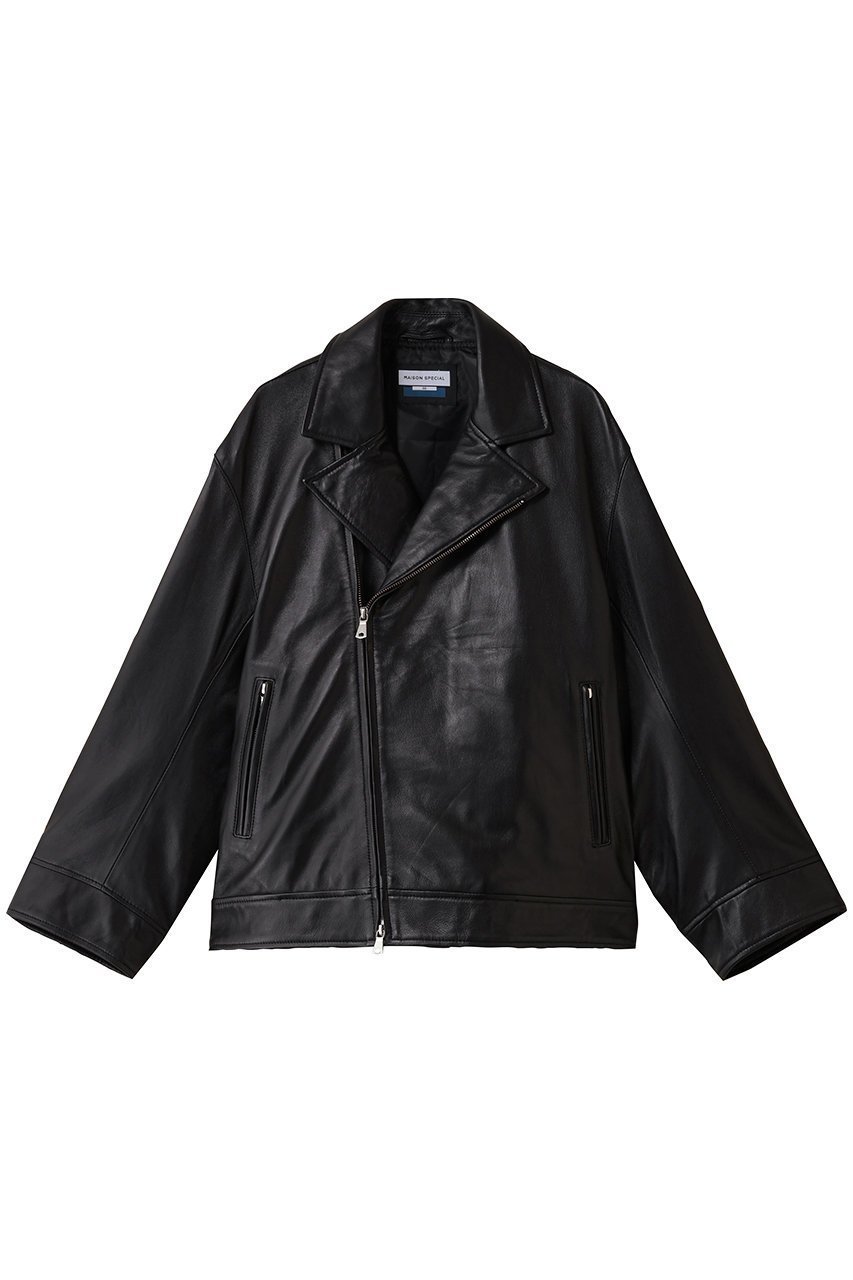 【メゾンスペシャル/MAISON SPECIAL】の【UNISEX】SHEEPレザーテーラード襟ダブルライダース 人気、トレンドファッション・服の通販 founy(ファニー) 　ファッション　Fashion　レディースファッション　Fashion for Women　アウター　Coat / Outerwear Collection　レディースジャケット・軽アウター　Jackets　ライダースジャケット / レザースタイル　Riders Jackets & Biker Style　ユニセックス　Unisex, Genderless　ジャケット　Jacket, Outerwear　スタイリッシュ　Stylish, Fashionable　ライダース　Riders　定番　Standard, Basic Item　新作・新入荷　New Arrivals / New In　A/W・秋冬　Autumn/Winter　 other-1|ID: prp329100004713035 ipo3291000000034046540