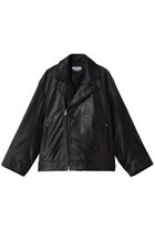 【メゾンスペシャル/MAISON SPECIAL】の【UNISEX】SHEEPレザーテーラード襟ダブルライダース BLK(ブラック)|ID: prp329100004713035 ipo3291000000036754162