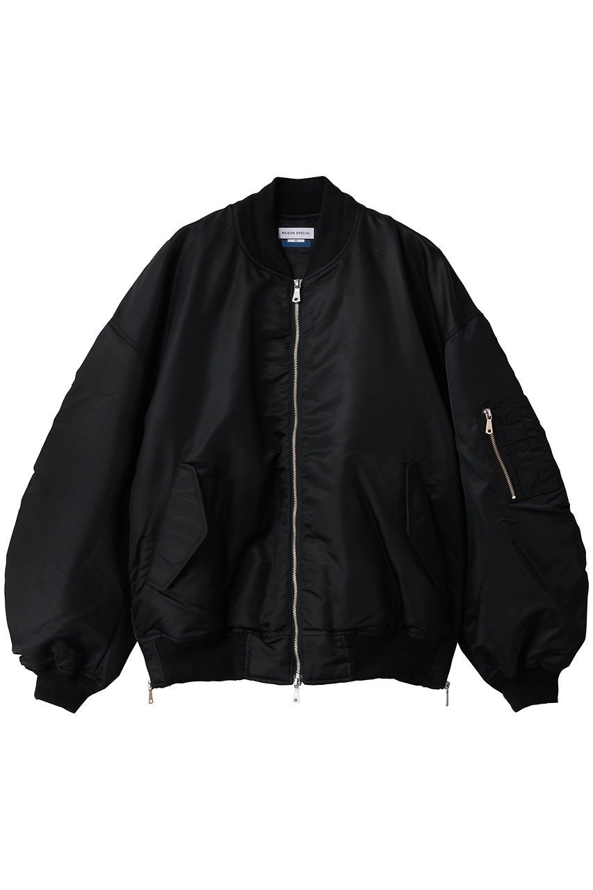 【メゾンスペシャル/MAISON SPECIAL】の【UNISEX】ナイロンMA-1 人気、トレンドファッション・服の通販 founy(ファニー) 　ファッション　Fashion　レディースファッション　Fashion for Women　アウター　Coat / Outerwear Collection　レディースジャケット・軽アウター　Jackets　ブルゾンジャケット・スポーティアウター　Blouson Jackets　MA-1ジャケット　MA-1 Bomber Jackets / Flight Jackets　ユニセックス　Unisex, Genderless　ジャケット　Jacket, Outerwear　スタイリッシュ　Stylish, Fashionable　スリーブ　Sleeve, Long Sleeve / Short Sleeve　ブルゾン　Blouson, Bomber Jacket　ロング　Long, Long-Length　新作・新入荷　New Arrivals / New In　 other-1|ID: prp329100004713038 ipo3291000000034046566