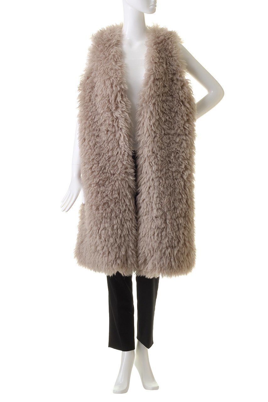 【リナージオ/LIGNAGGIO】のトスカーナラム風フェイクファー ロングジレ 人気、トレンドファッション・服の通販 founy(ファニー) ファッション Fashion レディースファッション Fashion for Women アウター Coat / Outerwear Collection コート・ロングコート・ピーコート Long Coats, Peacoats & More なめらか Smooth, Silky Texture シンプル Simple, Minimal フェイクファー Faux Fur, Imitation Fur ラグジュアリー Luxury, Elegant ロング Long, Long-Length 傘 Umbrella, Parasol 再入荷 Restock / Back in Stock other-7|ID: prp329100004713050 ipo3291000000035743842