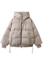 【デュノ/DUNO】のHEKA サイドジップ フーデッド ダウンブルゾン ベージュ|ID: prp329100004713051 ipo3291000000035832453