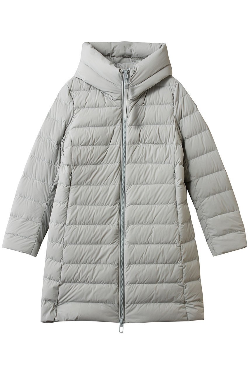 【デュノ/DUNO】のCELLINI フーディーダウンコート インテリア・キッズ・メンズ・レディースファッション・服の通販 founy(ファニー) 　ファッション　Fashion　レディースファッション　Fashion for Women　アウター　Coat / Outerwear Collection　コート・ロングコート・ピーコート　Long Coats, Peacoats & More　ダウンジャケット・軽量ダウン　Warm & Lightweight Down Jackets　2025年　2025　2025-2026秋冬・A/W　Autumn/Winter 2025–26 AW25–26　ストレッチ　Stretch, Stretchy Fabric　ダウン　Down, Puffer　ハーフ　Half, Half-Length　バランス　Balance, Style Balance　A/W・秋冬　Autumn/Winter　防寒　Cold Protection, Winter-Ready　グレー|ID: prp329100004713052 ipo3291000000034046785