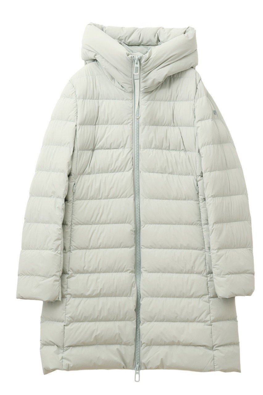 【デュノ/DUNO】のCELLINI フーディーダウンコート インテリア・キッズ・メンズ・レディースファッション・服の通販 founy(ファニー) 　ファッション　Fashion　レディースファッション　Fashion for Women　アウター　Coat / Outerwear Collection　コート・ロングコート・ピーコート　Long Coats, Peacoats & More　ダウンジャケット・軽量ダウン　Warm & Lightweight Down Jackets　ストレッチ　Stretch, Stretchy Fabric　ダウン　Down, Puffer　ハーフ　Half, Half-Length　バランス　Balance, Style Balance　再入荷　Restock / Back in Stock　防寒　Cold Protection, Winter-Ready　グレー|ID: prp329100004713052 ipo3291000000035475800