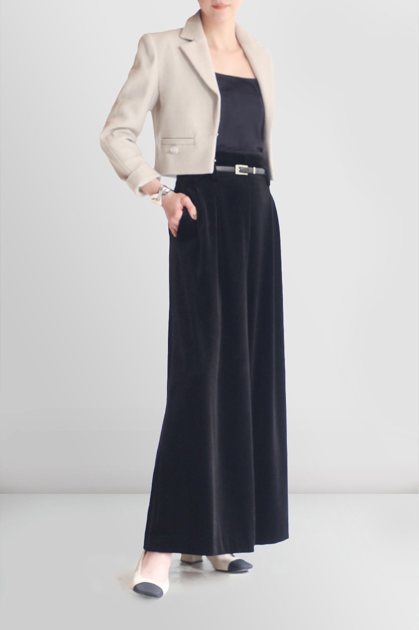 【デイジーリン/DAISY LIN】のELEGANT FLARE VELOUR PANTS 人気、トレンドファッション・服の通販 founy(ファニー) 　ファッション　Fashion　レディースファッション　Fashion for Women　パンツ　Pants & Trousers　シンプル　Simple, Minimal　ストレッチ　Stretch, Stretchy Fabric　なめらか　Smooth, Silky Texture　フレア　Flare, Flared　フロント　Front, Front Design　ベルベット　Velvet, Velvety　ベロア　Velour, Soft Velvet　ワイド　Wide, Wide Fit　A/W・秋冬　Autumn/Winter　夏　Summer　エレガント 上品　Elegant　新作・新入荷　New Arrivals / New In　other-4|ID: prp329100004713053 ipo3291000000034046797