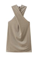 【その他のブランド/Other】の【9/30 12:00販売開始】Velour halter neck tops 人気、トレンドファッション・服の通販 founy(ファニー) ファッション Fashion レディースファッション Fashion for Women トップス・カットソー Cut & Sew Tops キャミソール&ノースリーブ Camisoles & Sleeveless Tops シャツ・ブラウス・オフィスカジュアル Elegant Blouses & Button-Ups ベロアトップス Velour Tops / Velvet-Look Items なめらか Smooth, Silky Texture シンプル Simple, Minimal ストレッチ Stretch, Stretchy Fabric ノースリーブ Sleeveless, No-Sleeve ベロア Velour, Soft Velvet ラグジュアリー Luxury, Elegant 新作・新入荷 New Arrivals / New In |ID:prp329100004713062