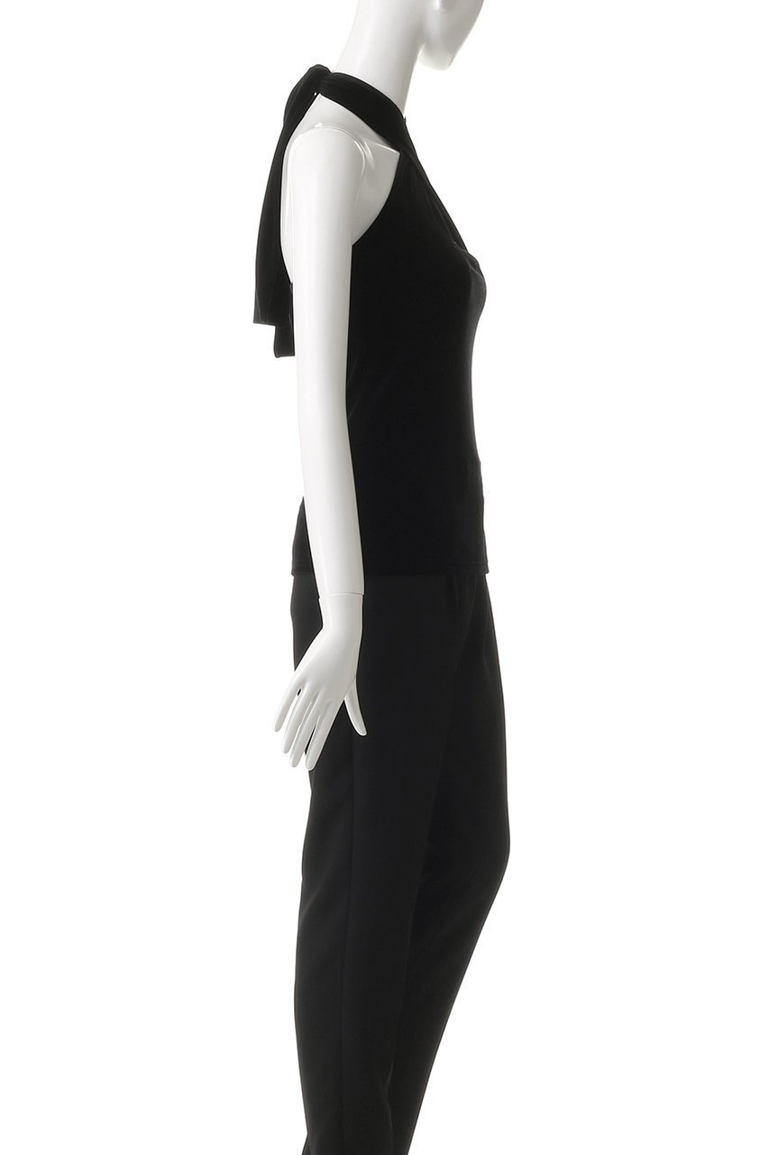 【その他のブランド/Other】の【9/30 12:00販売開始】Velour halter neck tops 人気、トレンドファッション・服の通販 founy(ファニー) 　ファッション　Fashion　レディースファッション　Fashion for Women　トップス・カットソー　Cut & Sew Tops　キャミソール&ノースリーブ　Camisoles & Sleeveless Tops　シャツ・ブラウス・オフィスカジュアル　Elegant Blouses & Button-Ups　ベロアトップス　Velour Tops / Velvet-Look Items　なめらか　Smooth, Silky Texture　シンプル　Simple, Minimal　ストレッチ　Stretch, Stretchy Fabric　ノースリーブ　Sleeveless, No-Sleeve　ベロア　Velour, Soft Velvet　ラグジュアリー　Luxury, Elegant　新作・新入荷　New Arrivals / New In　other-3|ID: prp329100004713062 ipo3291000000034046871
