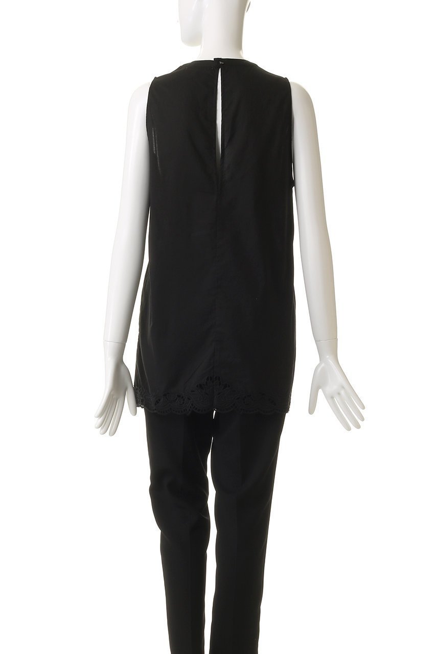 【ヴェニカ/Venica】のScallop embroidery blouse 人気、トレンドファッション・服の通販 founy(ファニー) 　ファッション　Fashion　レディースファッション　Fashion for Women　トップス・カットソー　Cut & Sew Tops　キャミソール&ノースリーブ　Camisoles & Sleeveless Tops　シャツ・ブラウス・オフィスカジュアル　Elegant Blouses & Button-Ups　スカラップ　Scallop, Scalloped Edge　スラックス　Slacks, Dress Pants　スリット　Slit, Slit Detail　ノースリーブ　Sleeveless, No-Sleeve　other-7|ID: prp329100004713065 ipo3291000000034308392