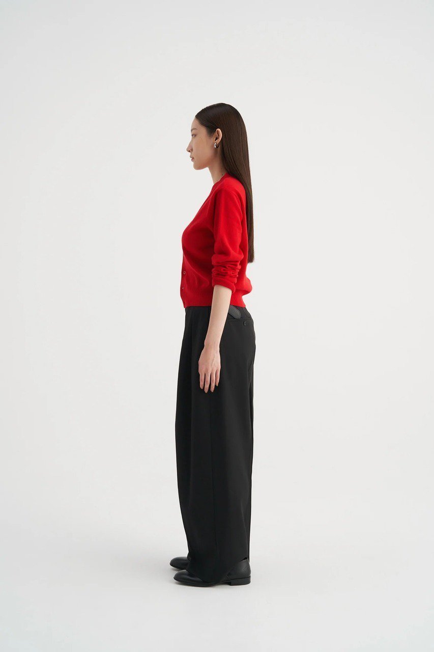 【その他のブランド/Other】の【9/30 12:00販売開始】Double collar wool knit cardigan 人気、トレンドファッション・服の通販 founy(ファニー) 　ファッション　Fashion　レディースファッション　Fashion for Women　トップス・カットソー　Cut & Sew Tops　ニット　Knit Tops & Sweaters　カーディガン・羽織り　Layered Style Cardigans　カーディガン　Cardigan, Knitwear　ショート　Short, Short Length　シンプル　Simple, Minimal　ダブル　Double, Double-Breasted　ボトム　Bottoms, Lower Wear　新作・新入荷　New Arrivals / New In　羽織　Haori, Light Jacket　other-8|ID: prp329100004713068 ipo3291000000034046934