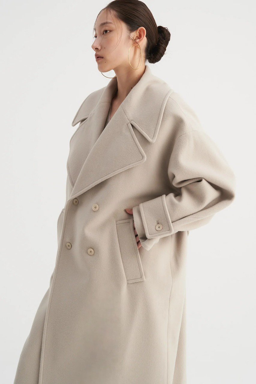 【その他のブランド/Other】の【9/30 12:00販売開始】Big collar double coat 人気、トレンドファッション・服の通販 founy(ファニー) 　ファッション　Fashion　レディースファッション　Fashion for Women　アウター　Coat / Outerwear Collection　コート・ロングコート・ピーコート　Long Coats, Peacoats & More　クラシカル　Classical, Vintage-Inspired　シンプル　Simple, Minimal　ダブル　Double, Double-Breasted　バランス　Balance, Style Balance　ビッグ　Big, Oversized　ロング　Long, Long-Length　新作・新入荷　New Arrivals / New In　A/W・秋冬　Autumn/Winter　other-8|ID: prp329100004713072 ipo3291000000034046974