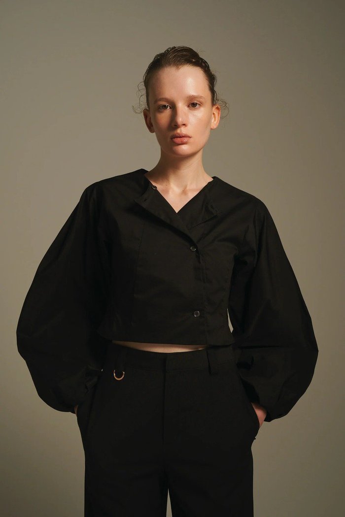 【その他のブランド/Other】の【9/30 12:00販売開始】Balloon sleeve blouse インテリア・キッズ・メンズ・レディースファッション・服の通販 founy(ファニー) https://founy.com/ ファッション Fashion レディースファッション Fashion for Women トップス・カットソー Cut & Sew Tops シャツ・ブラウス・オフィスカジュアル Elegant Blouses & Button-Ups クラシック Classic, Timeless Style クロップド Cropped, Short Length コンパクト Compact, Small Size シェイプ Shape, Slim Fit スリーブ Sleeve, Long Sleeve / Short Sleeve バランス Balance, Style Balance バルーン Balloon, Balloon Silhouette ロング Long, Long-Length 新作・新入荷 New Arrivals / New In |ID: prp329100004713073 ipo3291000000034046975