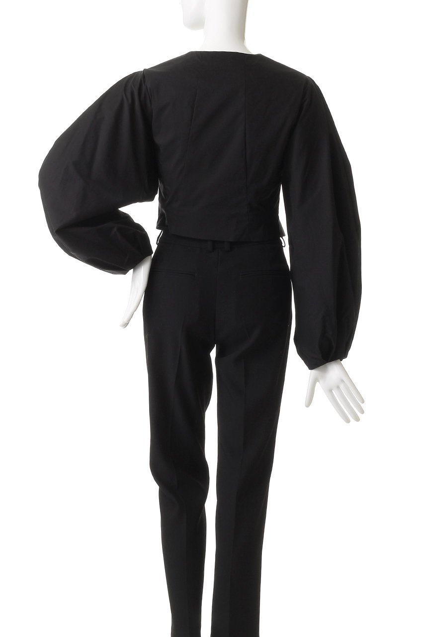 【ヴェニカ/Venica】のBalloon sleeve blouse 人気、トレンドファッション・服の通販 founy(ファニー) 　ファッション　Fashion　レディースファッション　Fashion for Women　トップス・カットソー　Cut & Sew Tops　シャツ・ブラウス・オフィスカジュアル　Elegant Blouses & Button-Ups　クラシック　Classic, Timeless Style　クロップド　Cropped, Short Length　コンパクト　Compact, Small Size　シェイプ　Shape, Slim Fit　スリーブ　Sleeve, Long Sleeve / Short Sleeve　バランス　Balance, Style Balance　バルーン　Balloon, Balloon Silhouette　ロング　Long, Long-Length　other-7|ID: prp329100004713073 ipo3291000000034308396