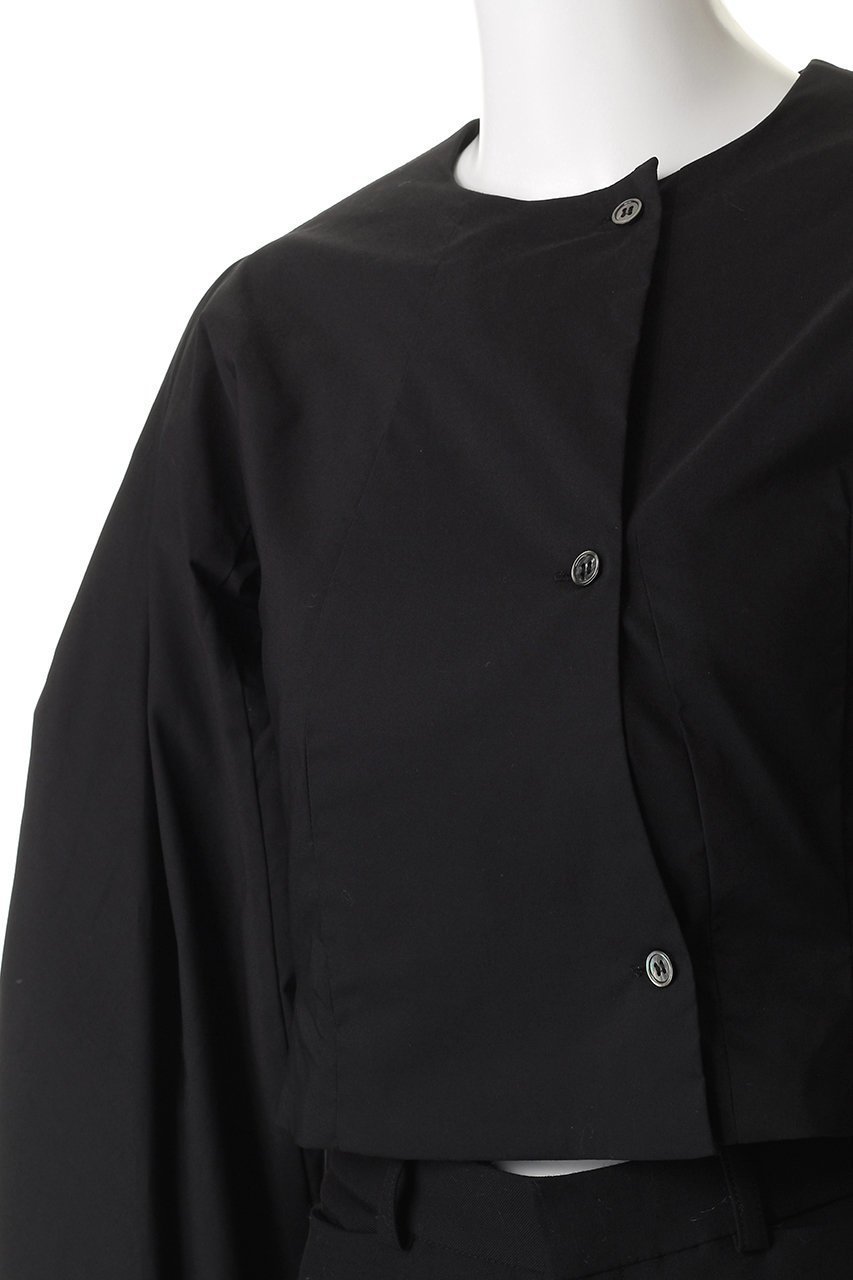 【ヴェニカ/Venica】のBalloon sleeve blouse 人気、トレンドファッション・服の通販 founy(ファニー) 　ファッション　Fashion　レディースファッション　Fashion for Women　トップス・カットソー　Cut & Sew Tops　シャツ・ブラウス・オフィスカジュアル　Elegant Blouses & Button-Ups　クラシック　Classic, Timeless Style　クロップド　Cropped, Short Length　コンパクト　Compact, Small Size　シェイプ　Shape, Slim Fit　スリーブ　Sleeve, Long Sleeve / Short Sleeve　バランス　Balance, Style Balance　バルーン　Balloon, Balloon Silhouette　ロング　Long, Long-Length　other-8|ID: prp329100004713073 ipo3291000000034308397